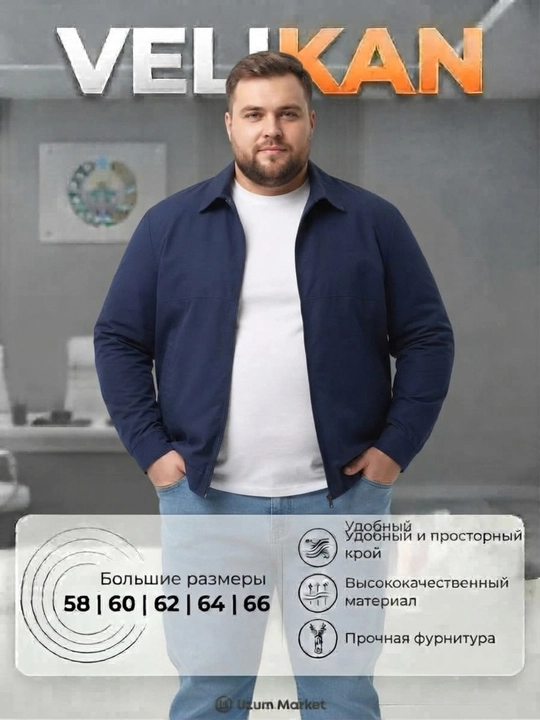 Легкая куртка для мужчин VELIKAN, сезонная ветровка и классический жакет