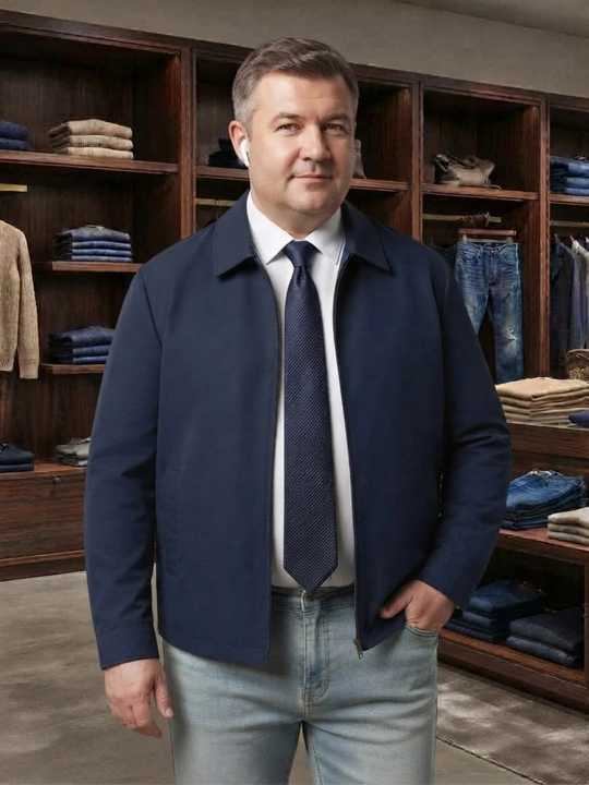 Erkaklar uchun VELIKAN yengil kurtka, mavsumiy vetrovka va klassik jaket - 