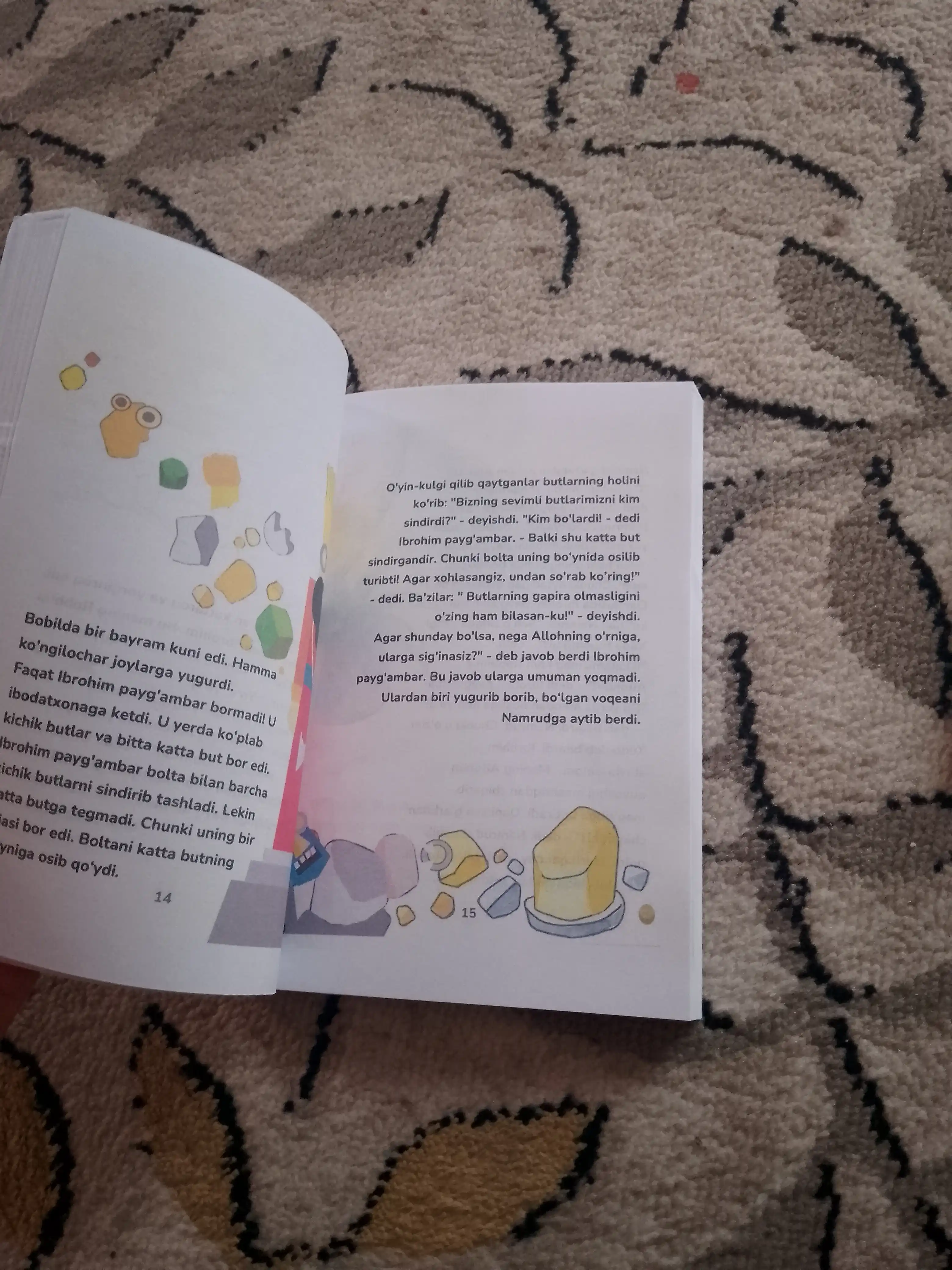 Payg‘ambarlar tarixi qissasi 10 ta kitob, bolalar uchun islomiy rasmlar to‘plami