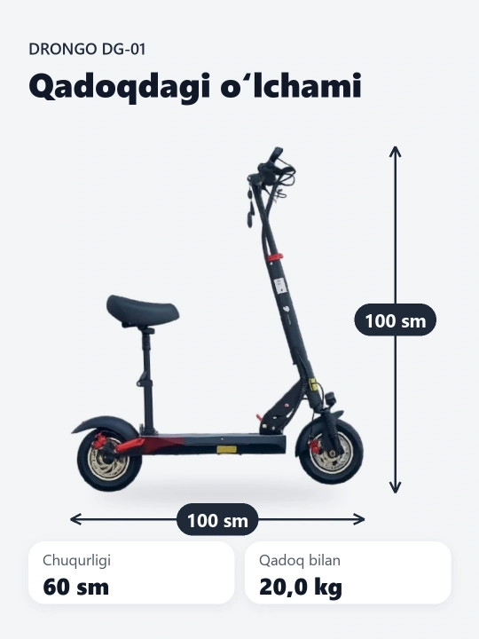 Drongo DG-01 elektr samokati