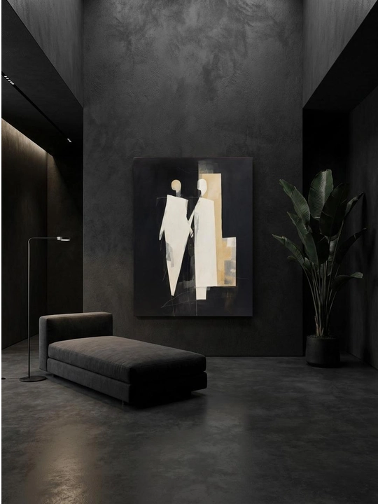 Xolst surat AURA DECOR Abstract — zamonaviy abstrakt san’at, interyer uchun