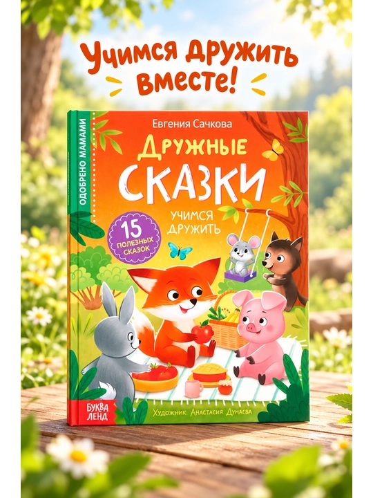 Нестрашные сказки, Дружные сказки. Сачкова Евгения - 