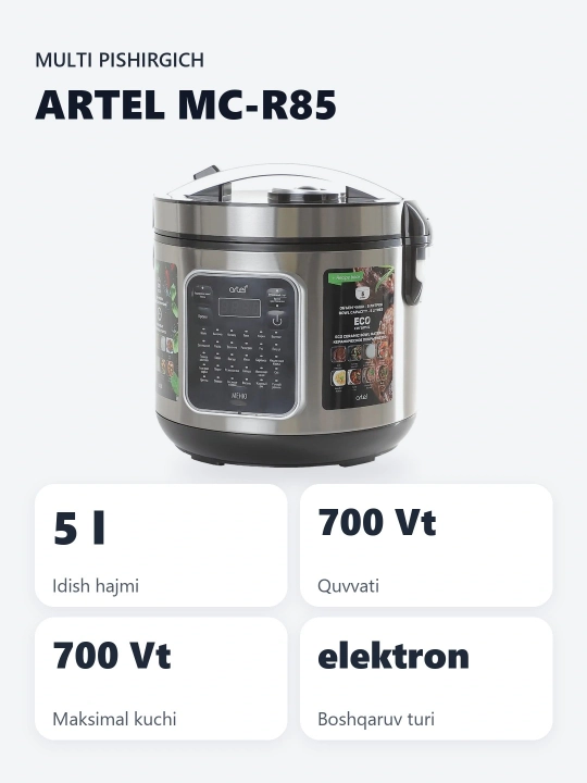 Multivarka Artel MC-R85 - 