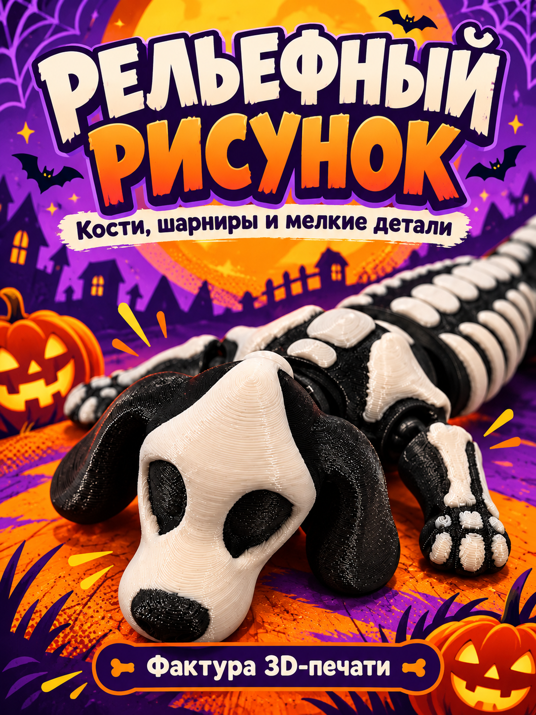 Фигурка на Хэллоуин, декор для дома, 3D печать