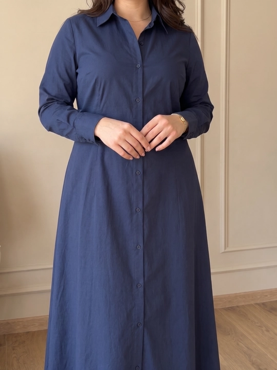 Женское длинное платье-рубашка ELLY FASHION, макси, L–5XL.