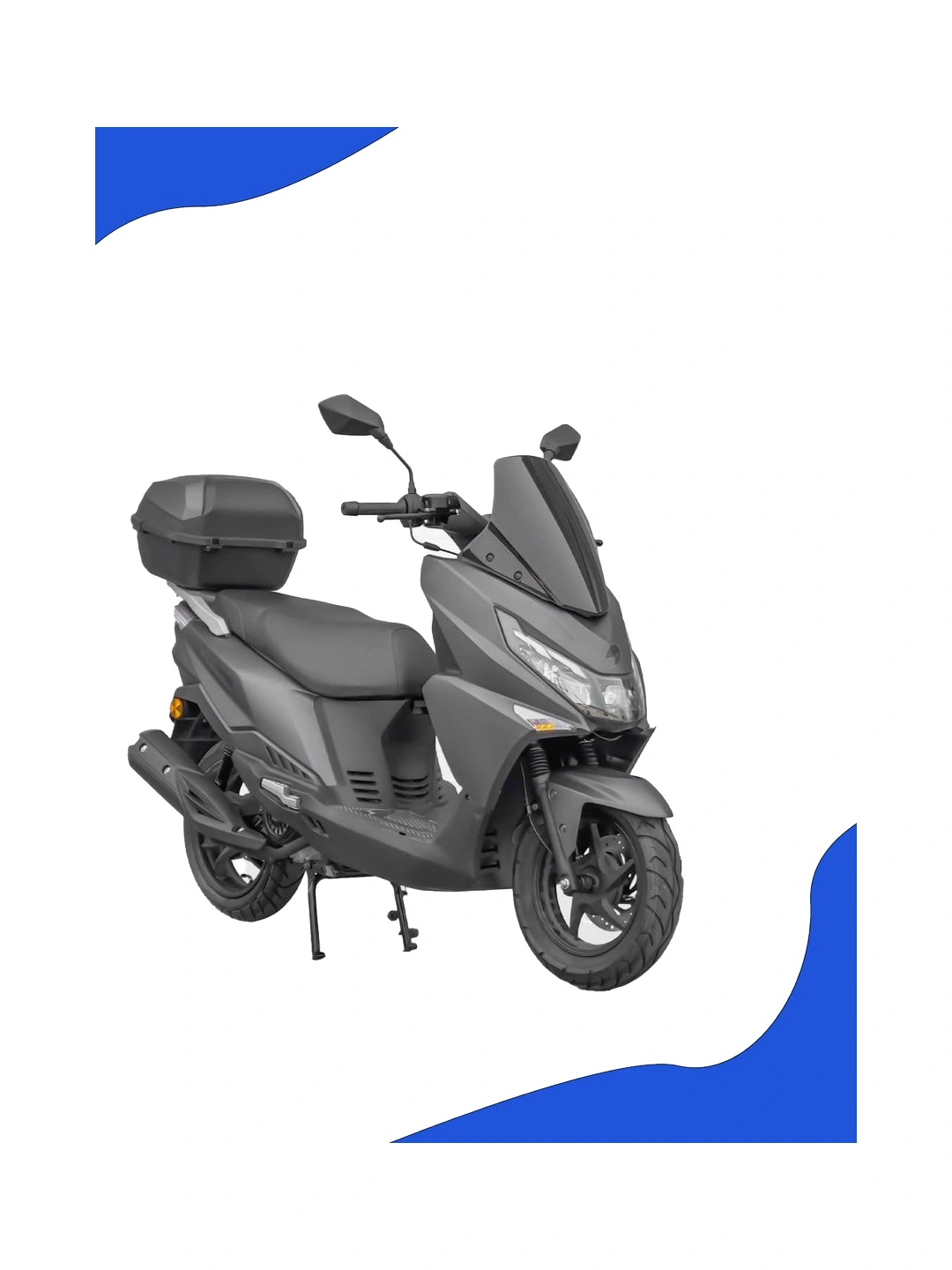 Drongo JCH benzinli skuteri, dvigatel hajmi 150 kub sm