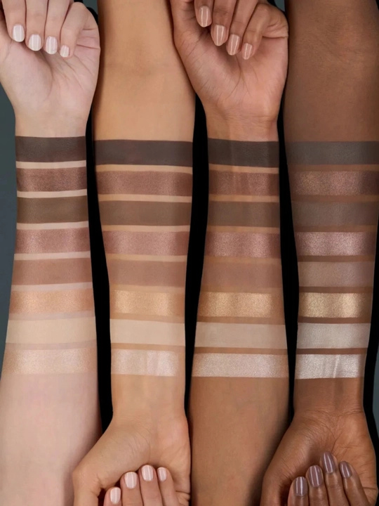 Catrice The Pure Nude, The Dark Cocoa 8 ta rangdan iborat qovoqlar uchun ten to'plami, 9 g