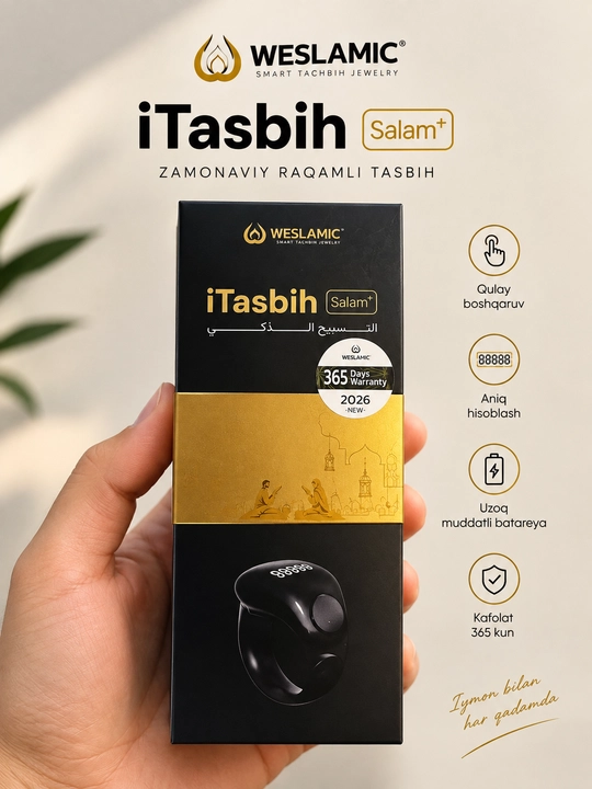 Elektron tasbex Weslamic, har kunlik zikrda bo'ling