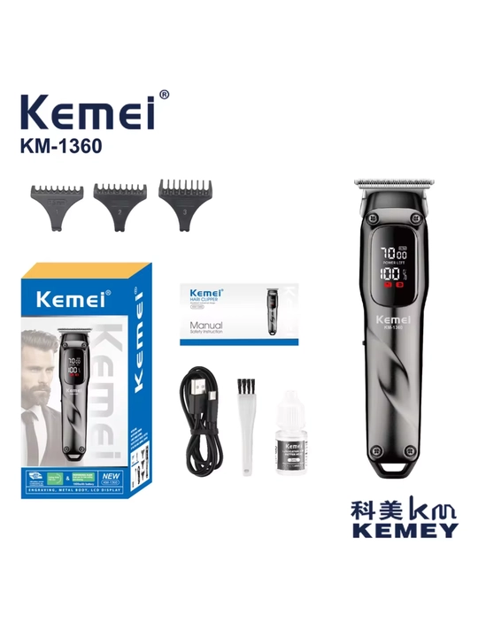 Kemei KM-1360 — профессиональная машинка для стрижки