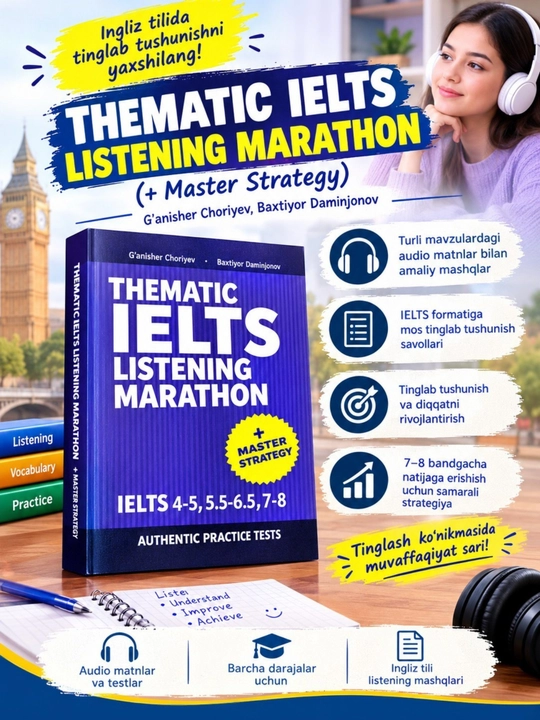 «Тематический марафон по аудированию IELTS» (+ Основная стратегия) - 