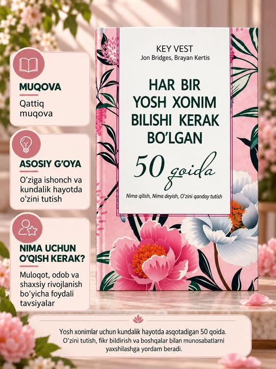 Har bir yosh xonim bilishi kerak bo‘lgan 50 qoida, Jon Bridjes, Brayan Kertis - 