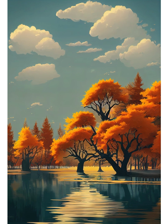 Xolst surat AURA DECOR Art Collection — abstrakt dizayn, uy va ofis uchun