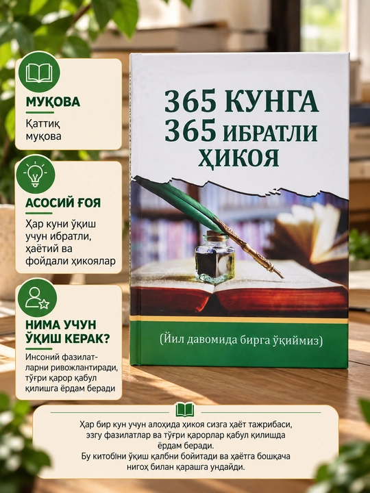 365 kunda 365 ibratli hikoya, Muallif ko‘rsatilmagan - 