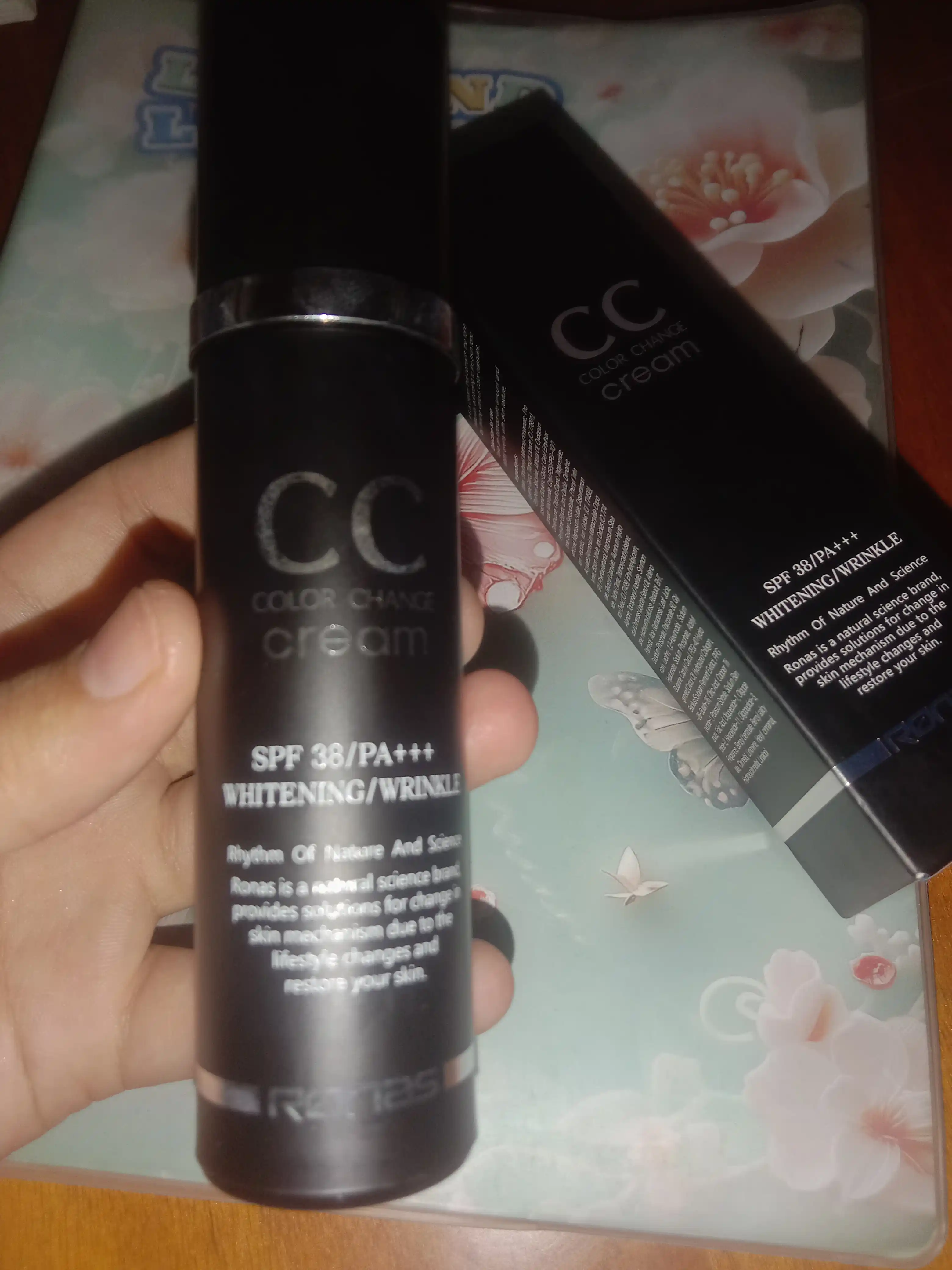 Ronas CC quyoshdan himoyalovchi krem SPF 38 PA+++, 50 ml