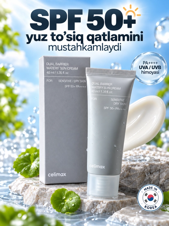 SPF 50+ PA++++, крем для лица, солнцезащитный крем, Sun Cream - 