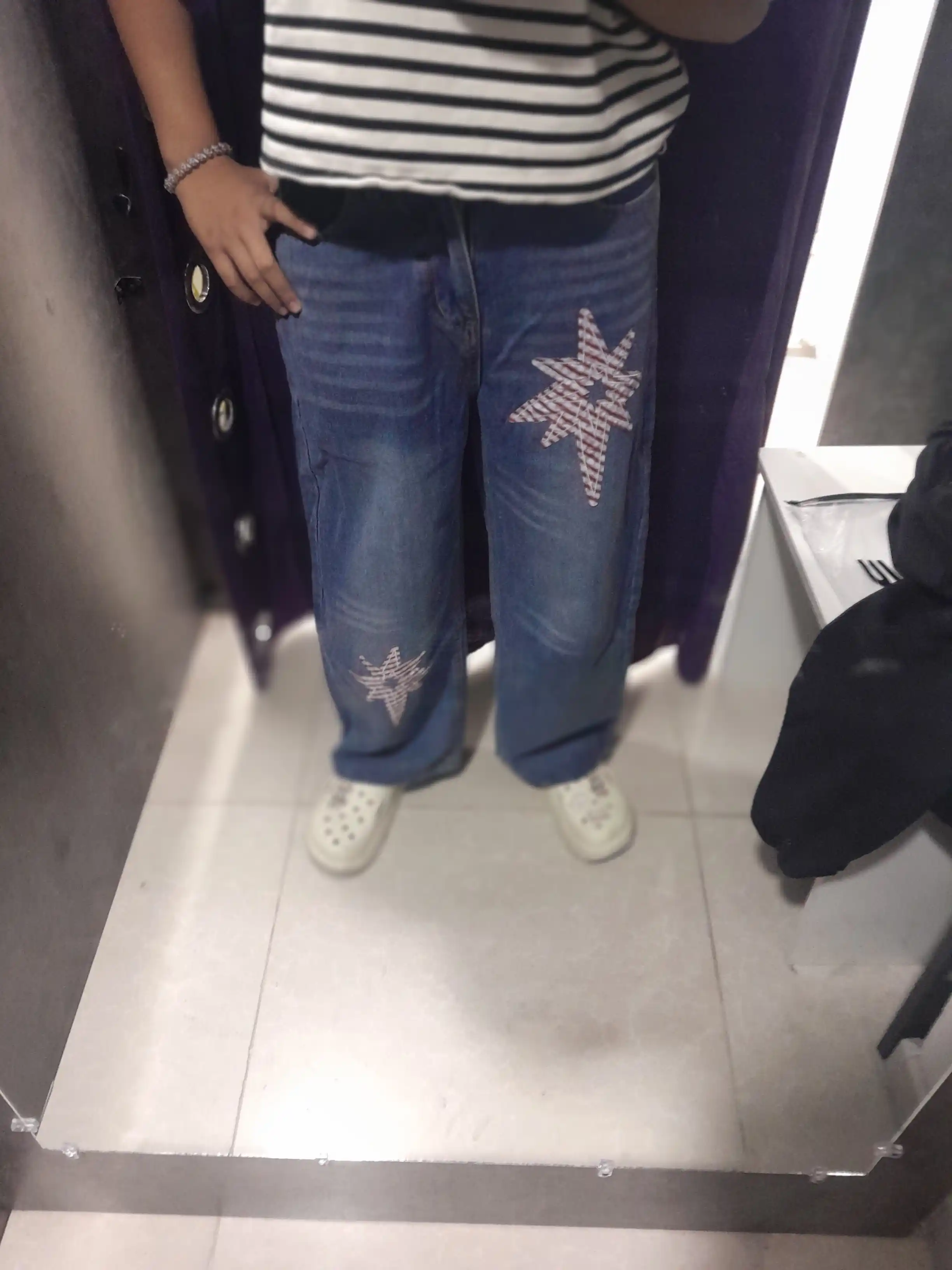Oversize Baggy ayollar shimi - Ayollar uchun keng jinsilar Y2K