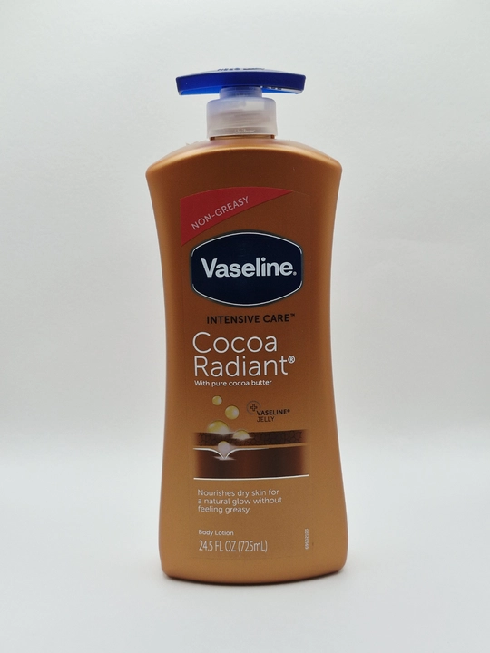 Vaseline Intensive Care Cocoa Radiant — kakao yog‘li namlantiruvchi tana losyoni, 725 ml