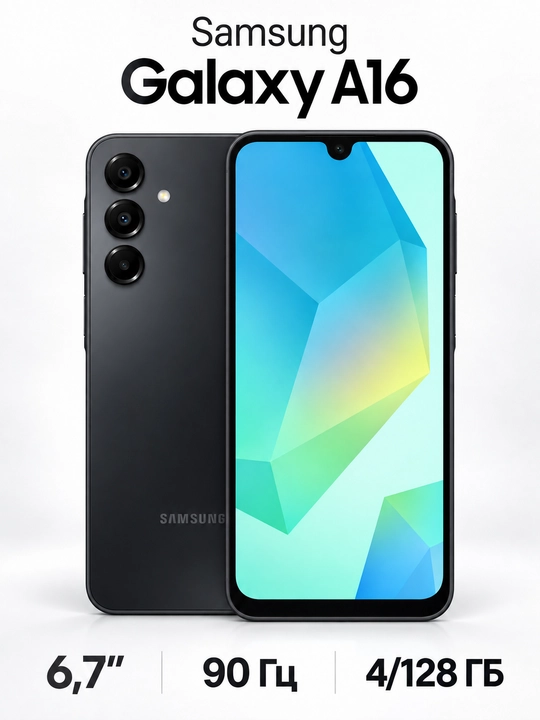 Samsung Galaxy A16, Light Grey, 4/128 GB - 