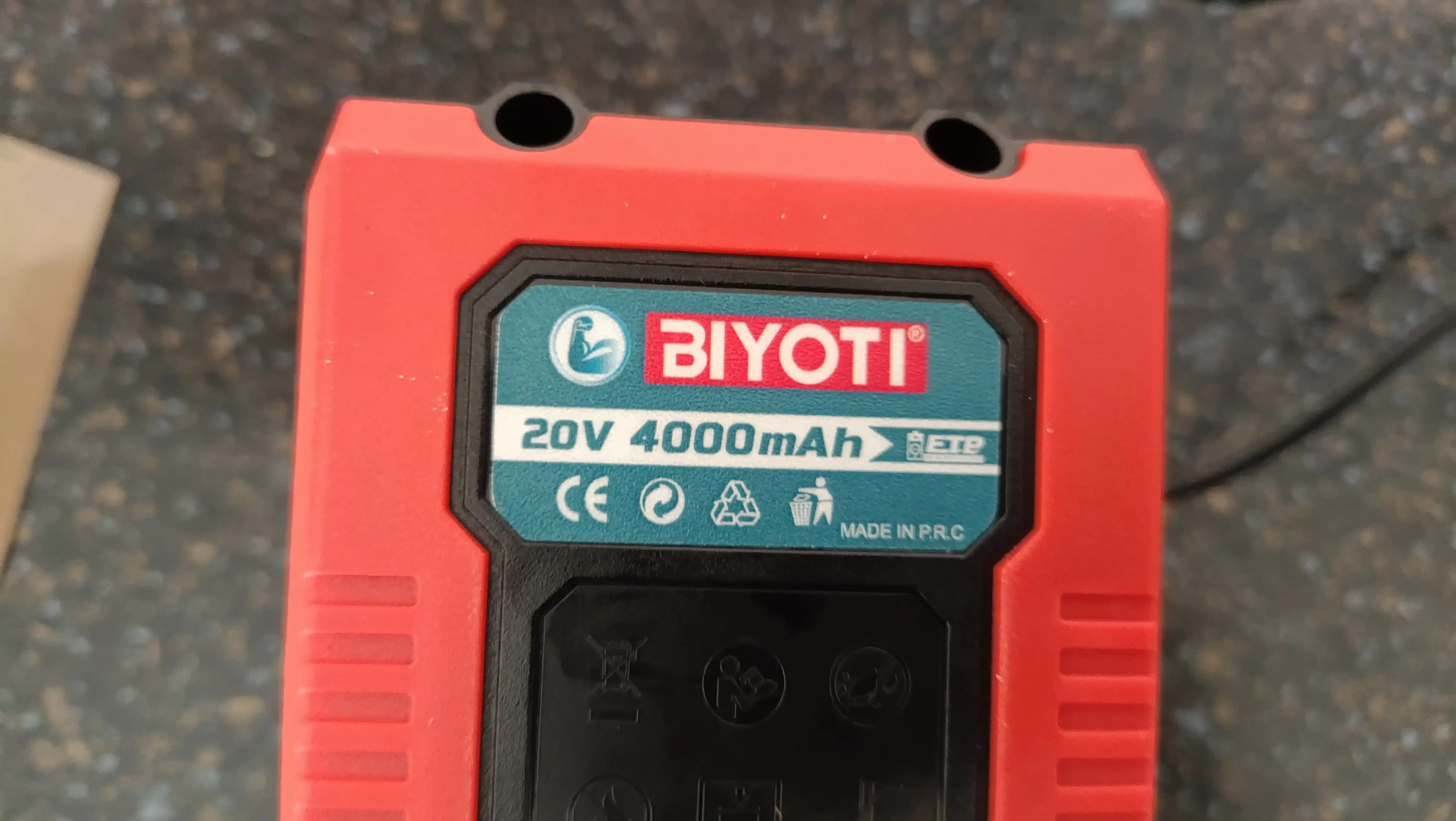 Аккумулятор Biyoti BYT-BA400, 20 вольт, ART 017003