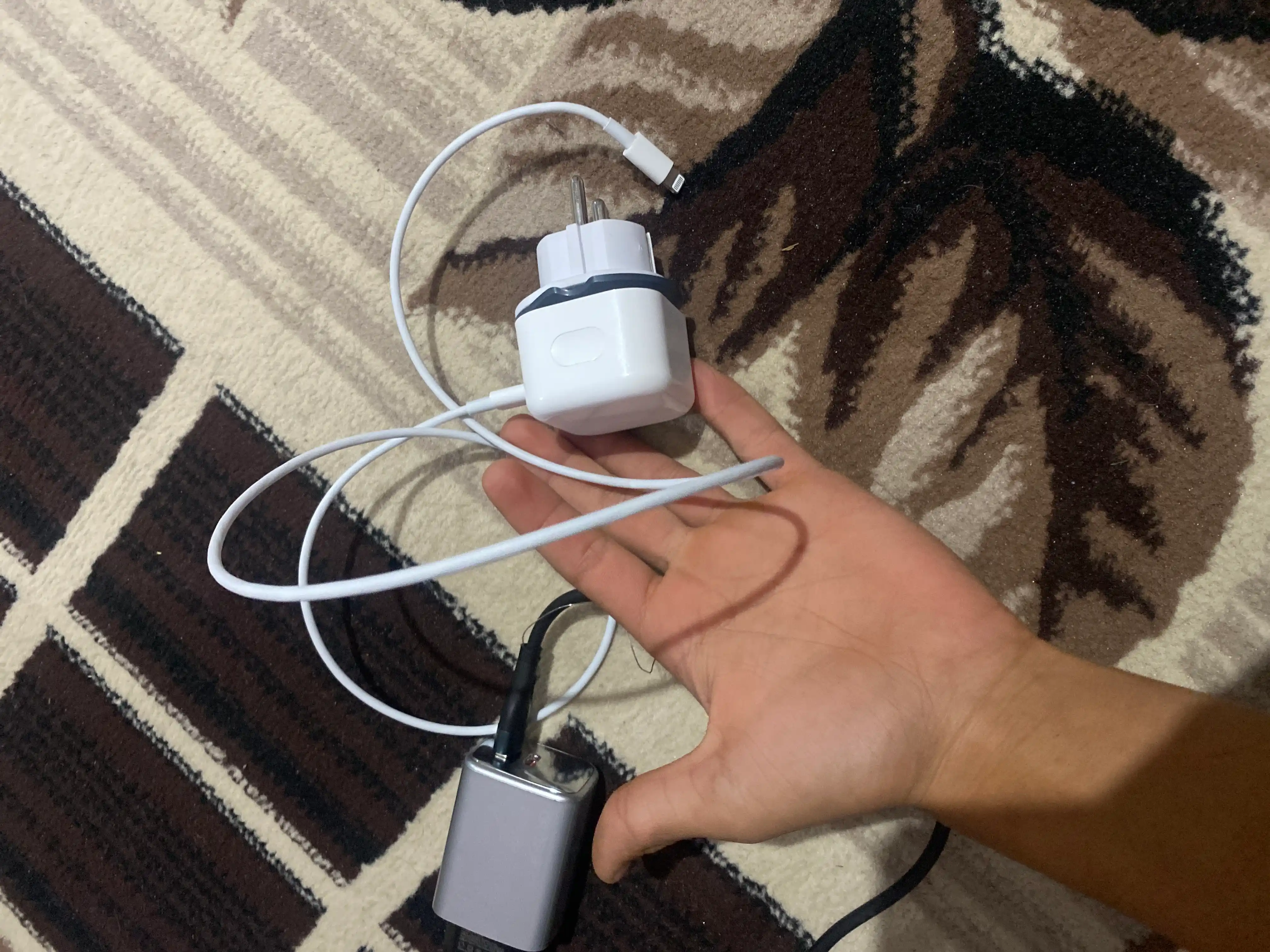Зарядка для iPhone, зарядка с быстрой зарядкой 25 Вт, с кабелем Lightning от Type-C