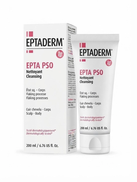 Eptaderm Epta PSO Cleansing tana va bosh terisini yuvish uchun tozalovchi gel - 