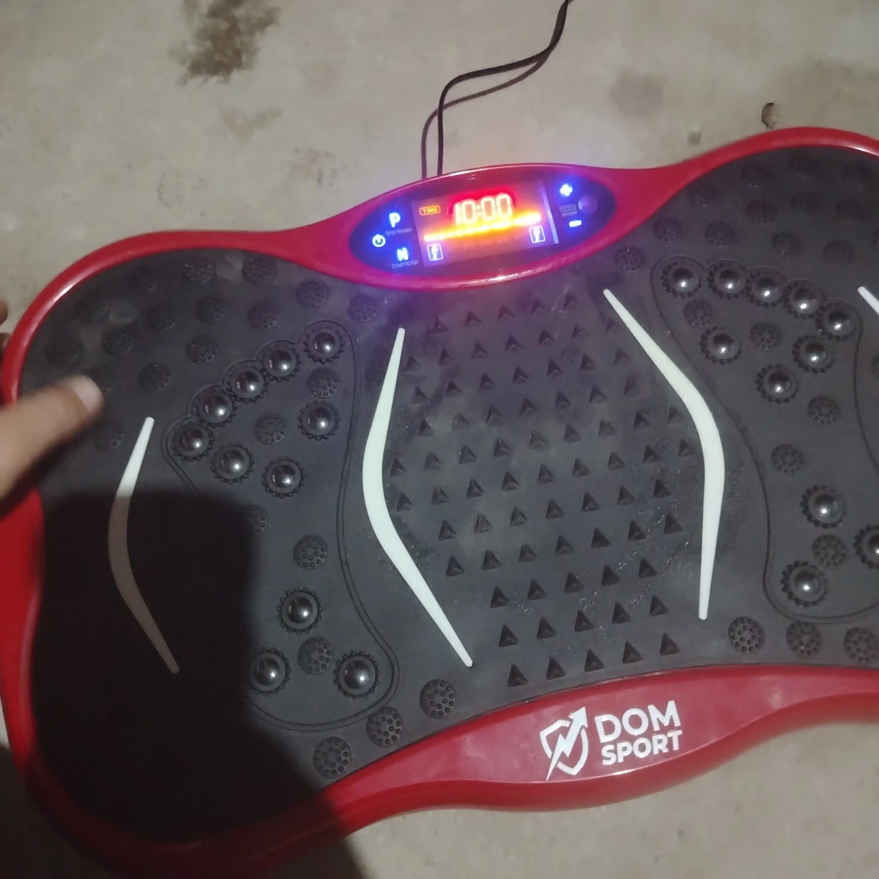 Vibroplatforma FIDGO, ozish va massaj uchun trenajyor, Bluetooth va pult bilan