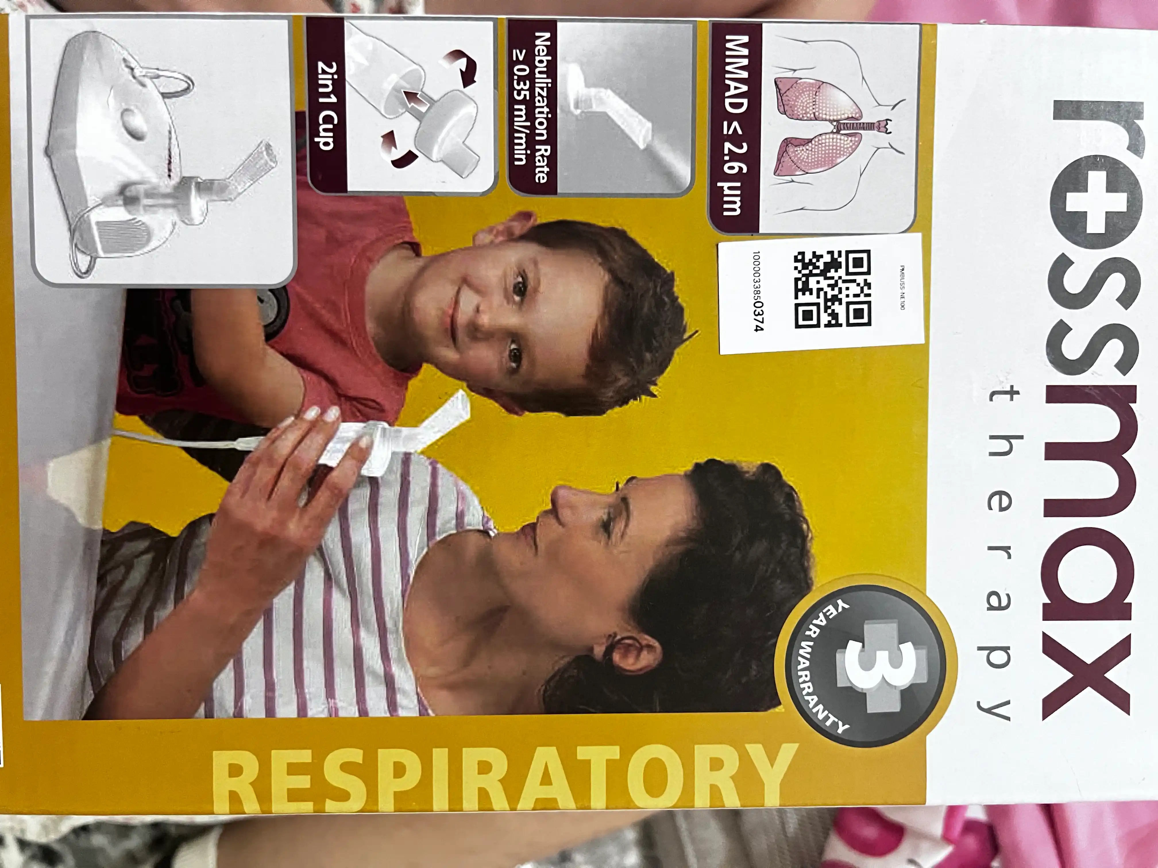 Kompressorlik ingalyator Nebulayzer NE100 Rossmax Swiss