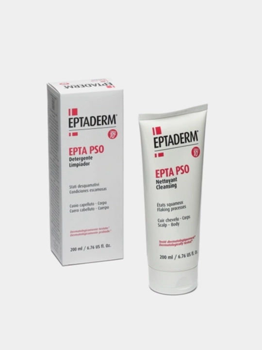 Eptaderm Epta PSO Cleansing tana va bosh terisini yuvish uchun tozalovchi gel