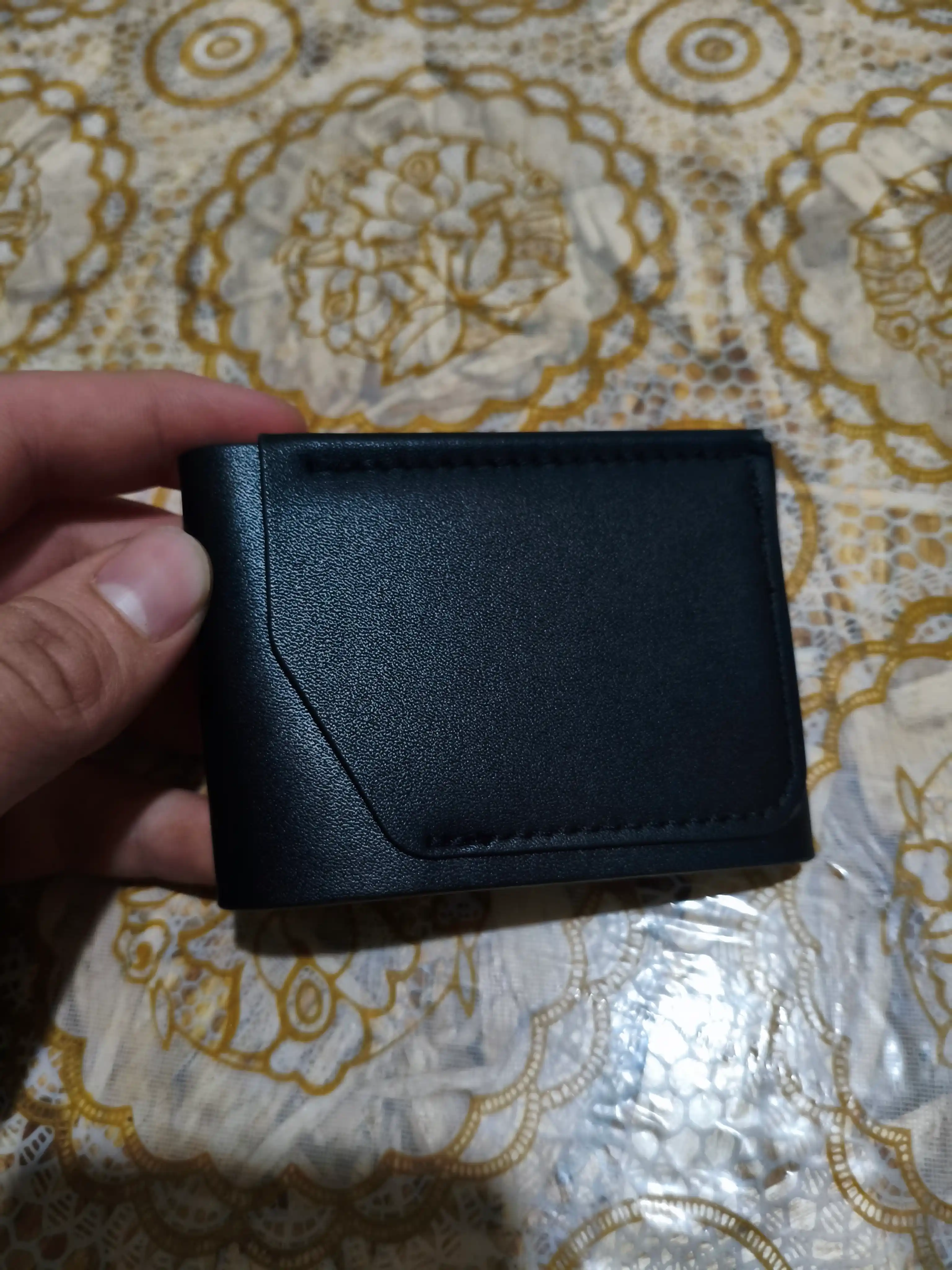 Erkaklar hamyoni, kartxolder, qisqichli, kartalar va pullar uchun eko-charm mini-hamyon