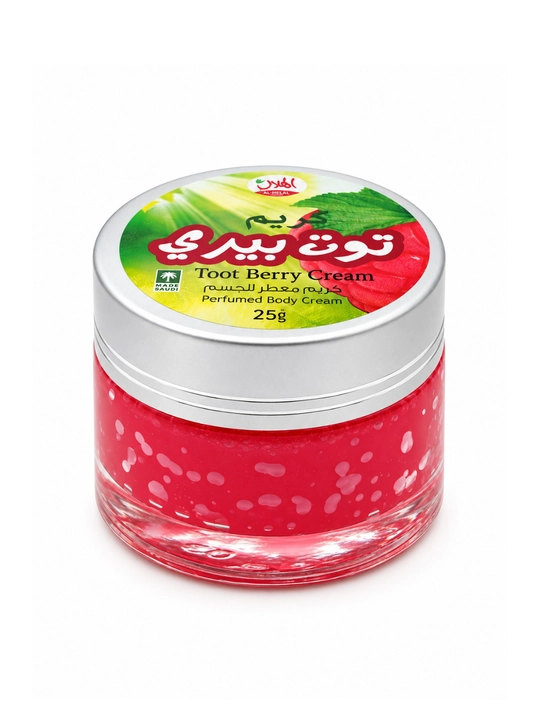 Al-Helal Toot Berry Cream — rezavor meva iforli parfyumlangan tana kremi, 25 g