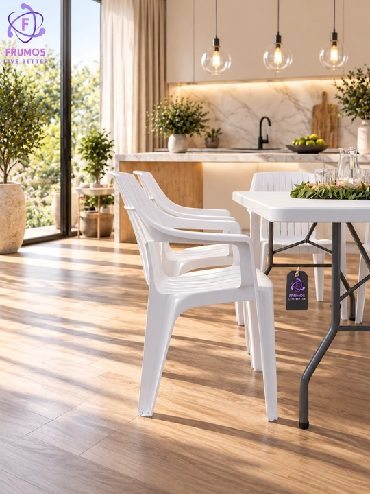 Nevada & Derby mebel to‘plami stol + stul 250 kg gacha, (stol 122 sm), namlikka chidamli