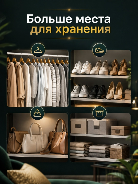 Вешалка для одежды, круглая напольная модель на колесах