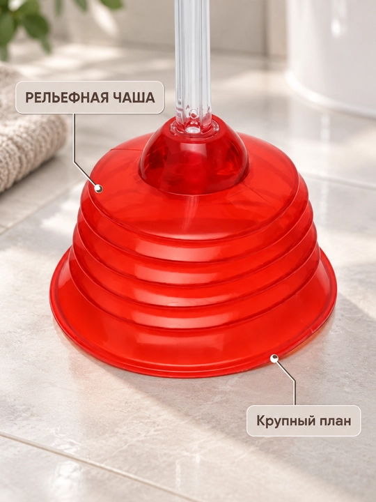 Вантуз для раковины