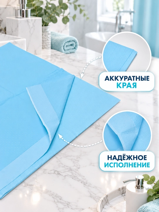 Плотная штора с кольцами для ванной комнаты