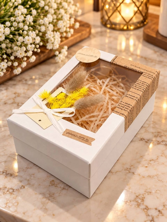 Sovg‘a qutisi oynali bantikli rozvi, malochniviy, jigarrang, ranglarda chiroyli gift box