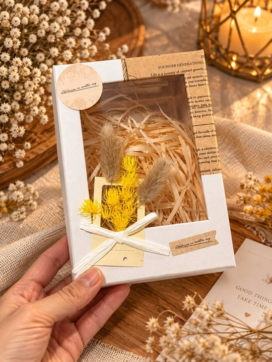 Sovg‘a qutisi oynali bantikli rozvi, malochniviy, jigarrang, ranglarda chiroyli gift box