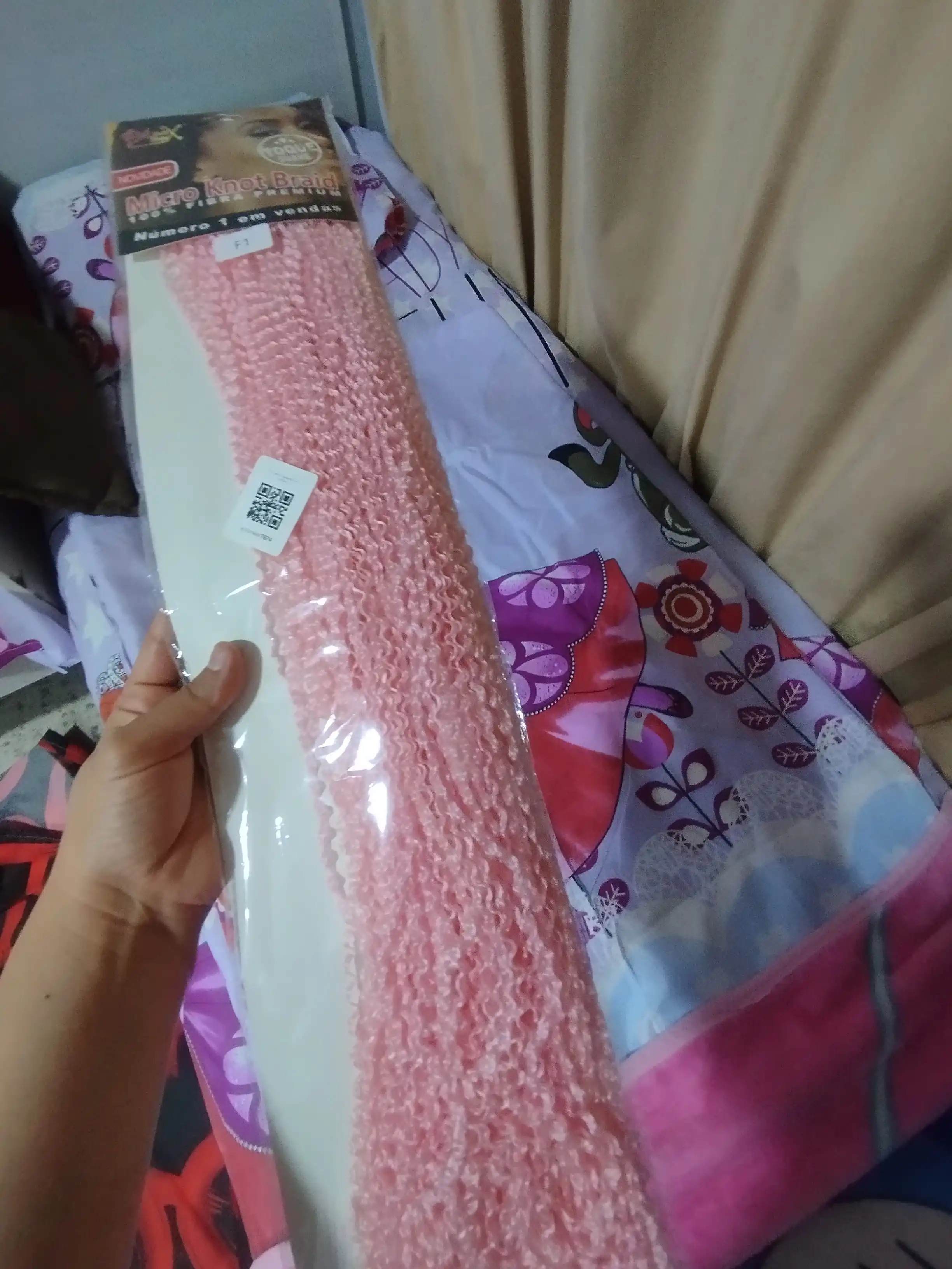 Makaron ipli Braid soch to'plami, zizi gafri ipli soch, 55-60 tagacha