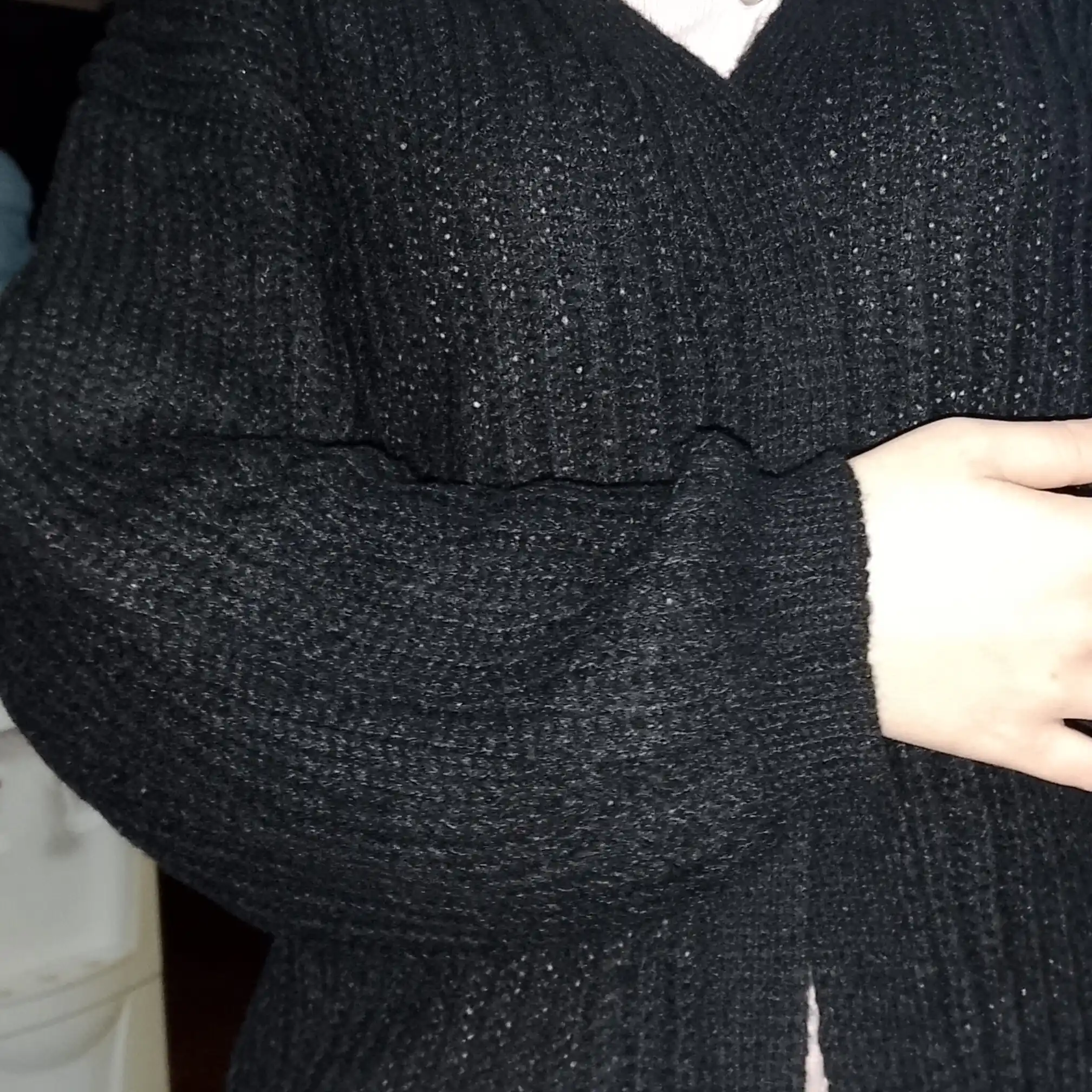 Ayollar uchun oversayz kardigan, issiq trikotaj kofta, kuz-qish, erkin bichim