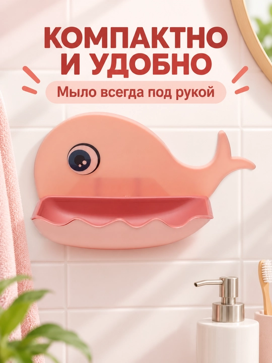 Hammom uchun sovun idishi, devorga o'rnatilgan