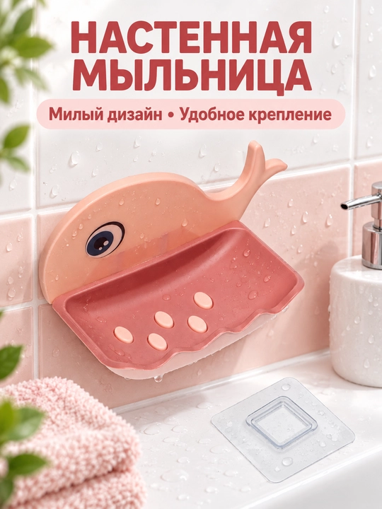 Hammom uchun sovun idishi, devorga o'rnatilgan - 