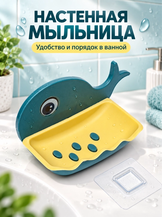 Hammom uchun sovun idishi, devorga o'rnatilgan