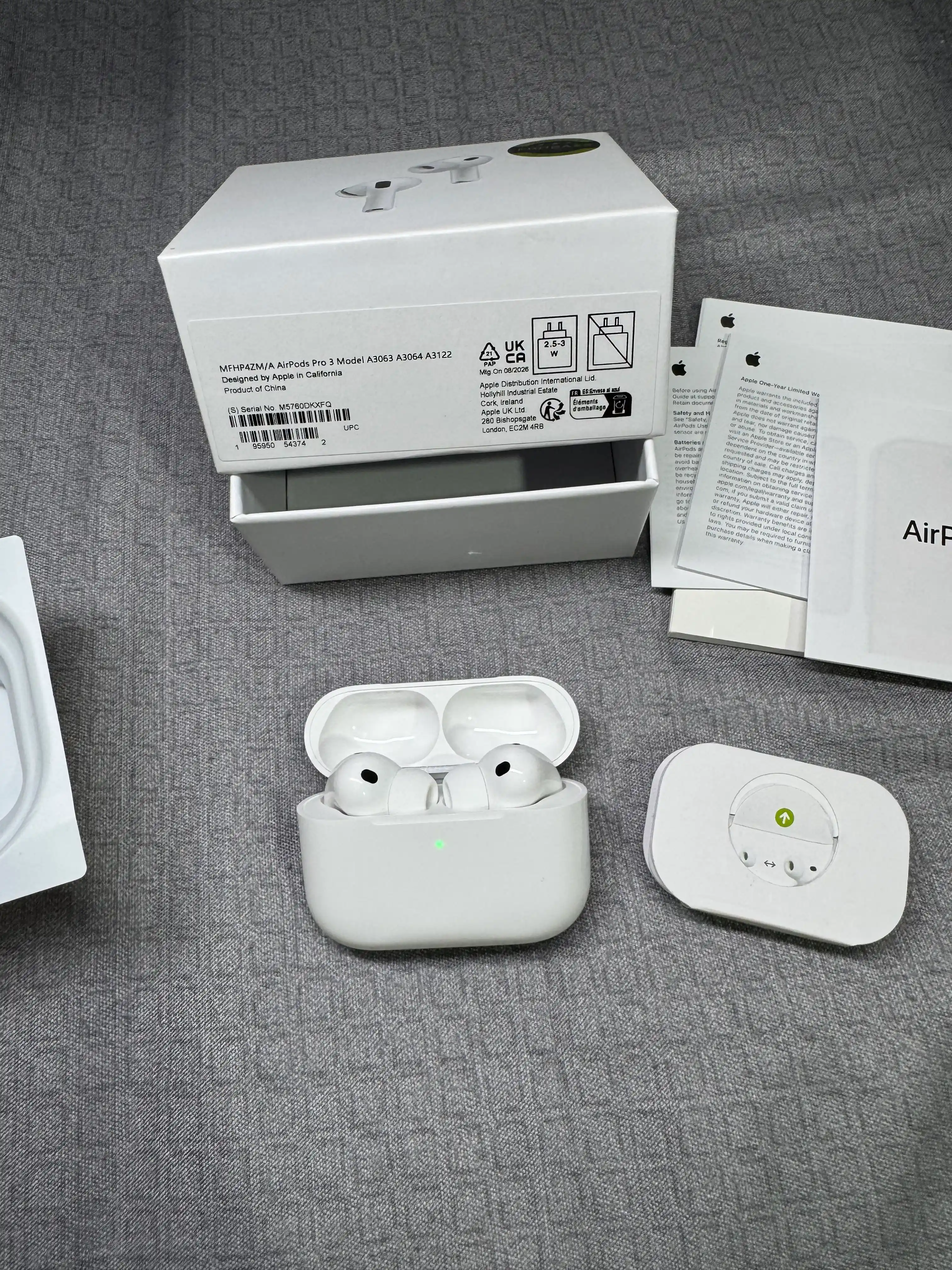 Simsiz quloqchinlar Pods Pro 3, iPhone va Android uchun naushnik sensorli (+bonus sovg'a)