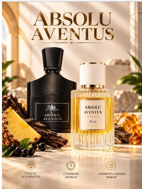 CREED ABSOLU AVENTUS — Kuchli, Hashamatli va Xarizmatik Erkaklar Parfyumi | Raspiv - 