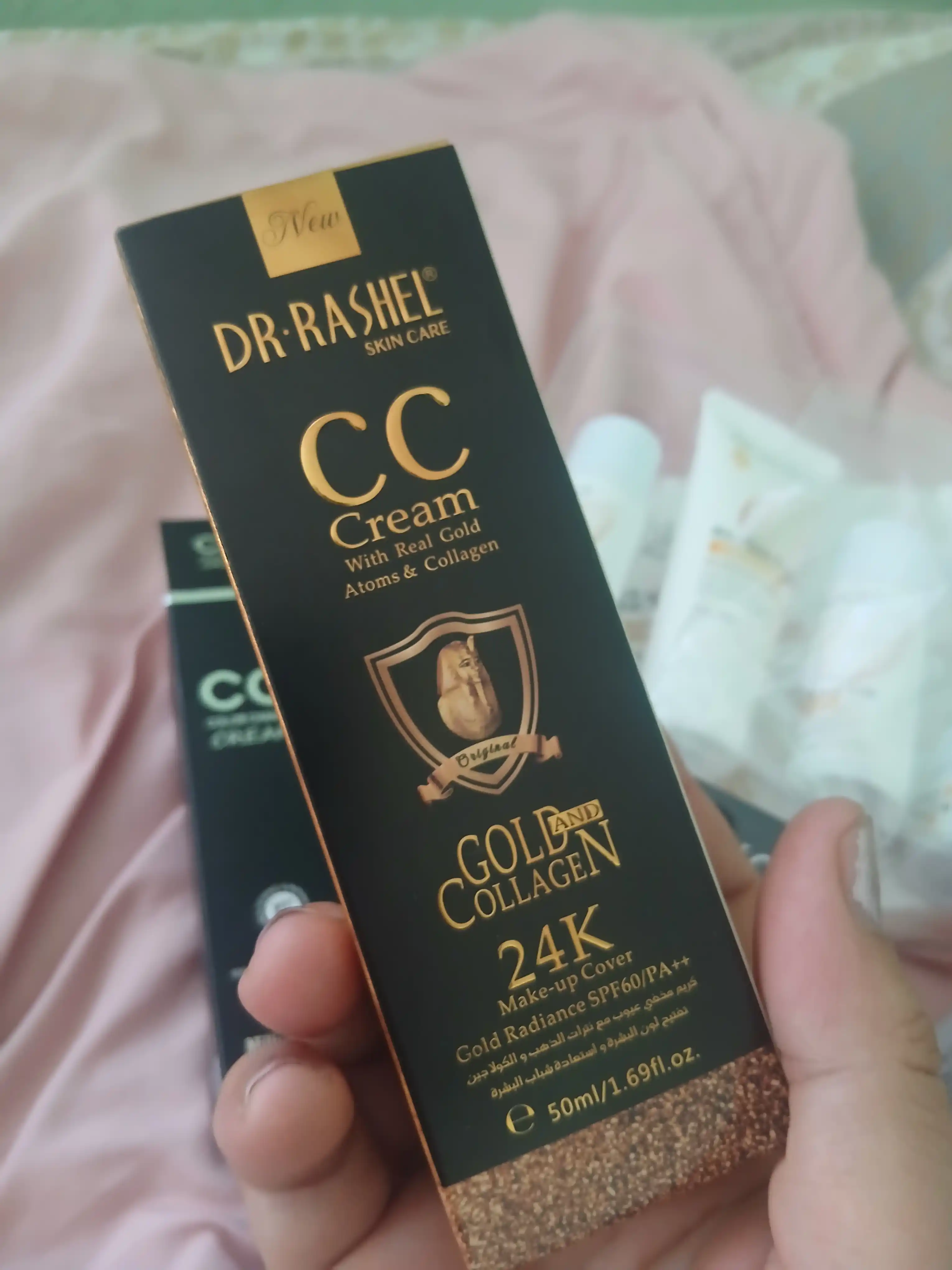 Тональный крем 24K Gold collagen CC Cream SPF60, Dr Rashel, 50 мл