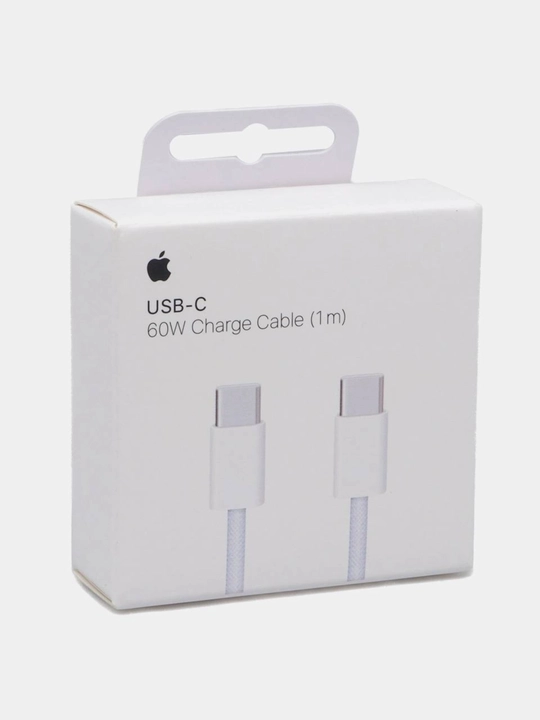 Orginal Kabel, Sim usb / lightning / type-c, 1 metr, tez va sifatli zaryadlash