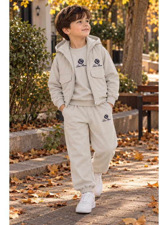 Bolalar uchun 3 talik kostyum, shim, qizlar va o‘g‘il bolalar uchun sport kiyim, 6-9 yosh