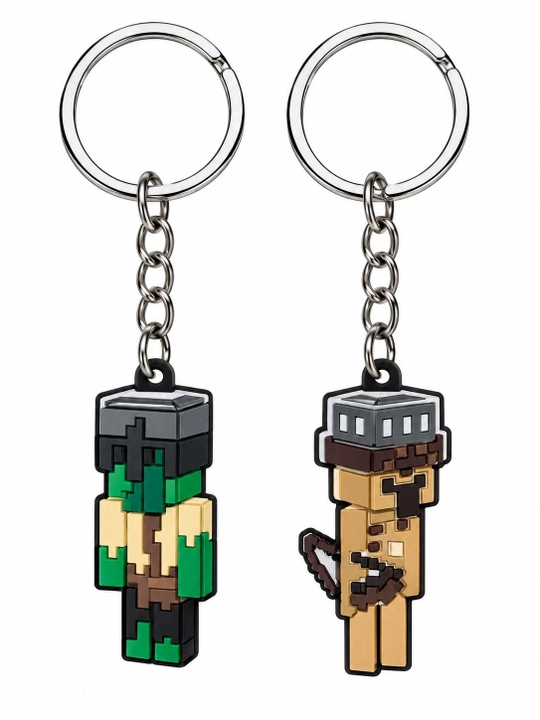 Minecraft breloklar, kalit ilgichlar, 2 dona - 