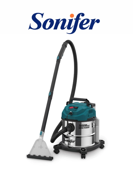Моющий пылесос Sonifer SF-2255 для влажной и сухой уборки, с вместительным баком