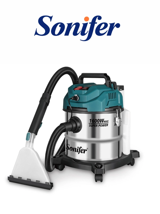 Моющий пылесос Sonifer SF-2255 для влажной и сухой уборки, с вместительным баком
