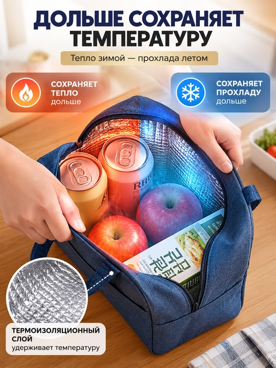 Termo sumka, ovqat uchun termo sumka, lunch bag, ovqat sumkasi, termik sumka